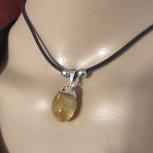 😃 3 for $20 New -Citrine Stone Necklace